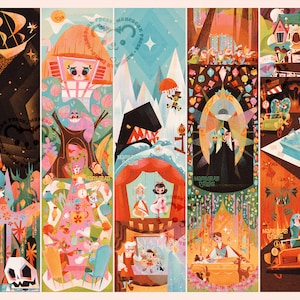 Fantasyland Dark Rides - Art Print - Inspired by Disneyland