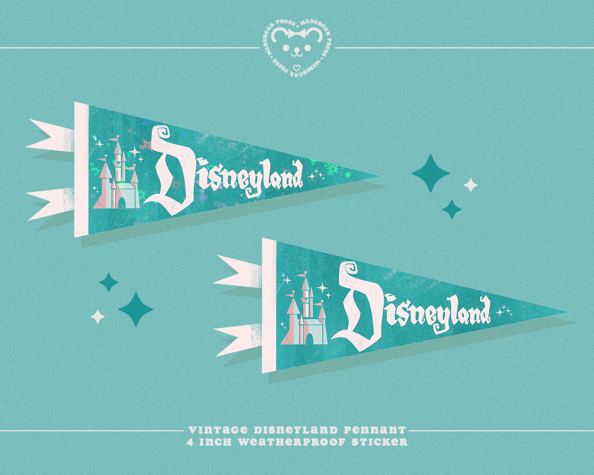 Disneyland Pennant Etsy UK
