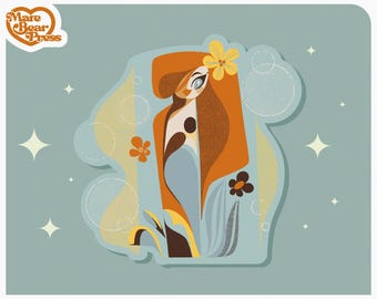 Ariel - Sticker 3 po. - Stickers pour Bullet Journal, scrapbookings et agendas - La petite sirène