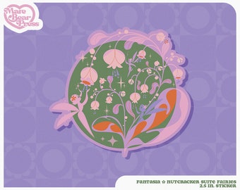 Suite Casse-Noisette - Stickers 2,5 pouces - Stickers pour Bullet Journal, bouteilles d'eau et agendas - Fantasia