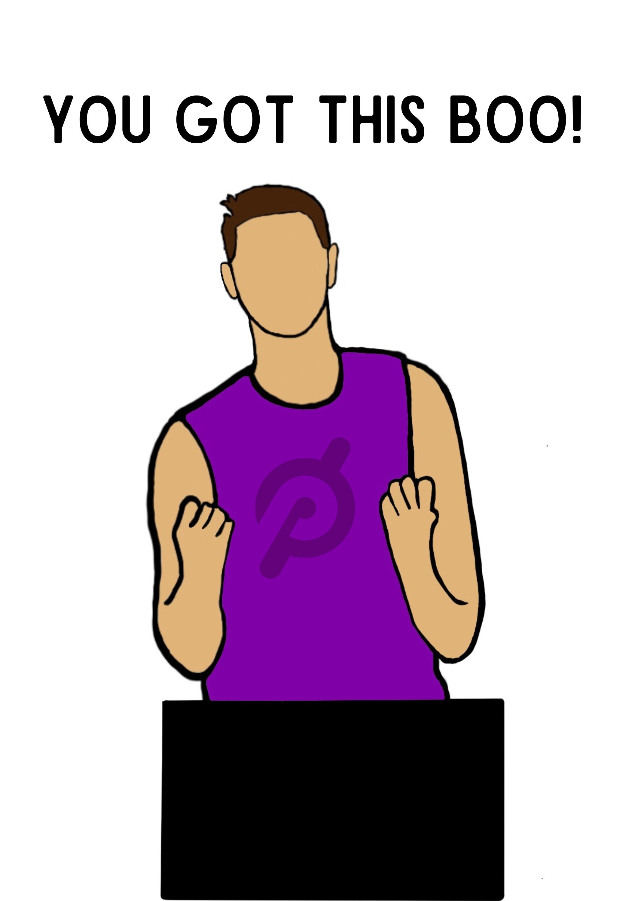 You Got This Boo! Digital Greeting Card, image size:2143x3000