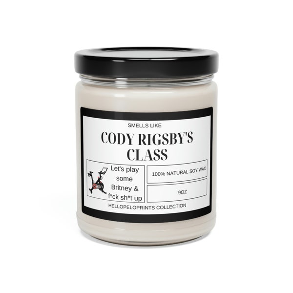 Smells Like Cody's Class Scented Soy Candle, 9oz