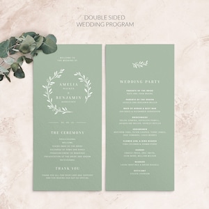 Rustikale Hochzeitsprogramme - Katholische Hochzeitsprogramme - Bestellung von Service - Gedruckte Hochzeitsprogramme