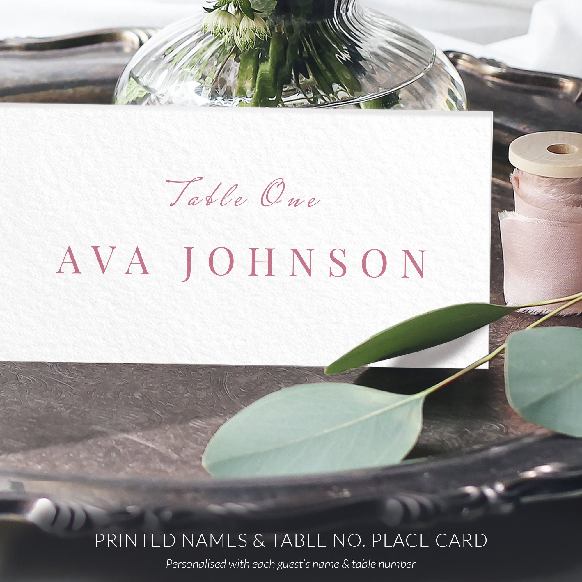 Wedding name cards Name place cards wedding Table name Etsy