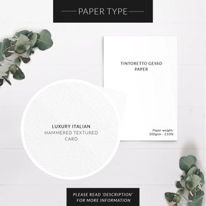 Greenery Eucalyptus Wedding Invitation Wedding Invitation Set Botanical Winter Wedding Invitation PRINTED on luxury Italian paper image 9