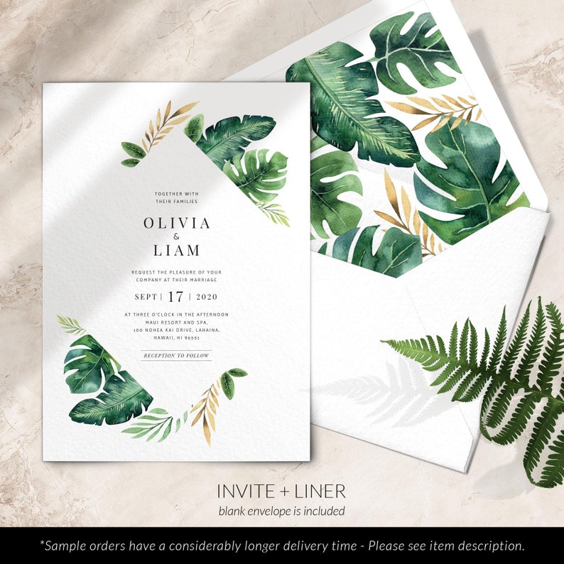 Destination Wedding Invitation