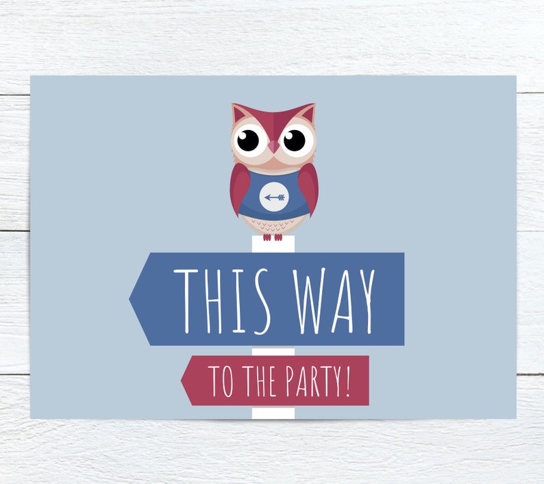 Woodland Owl Merci cartes personnalisées imprimables, décorations de fête danniversaire de garçons, cartes de remerciement pour enfants, note de remerciement de fête image 7