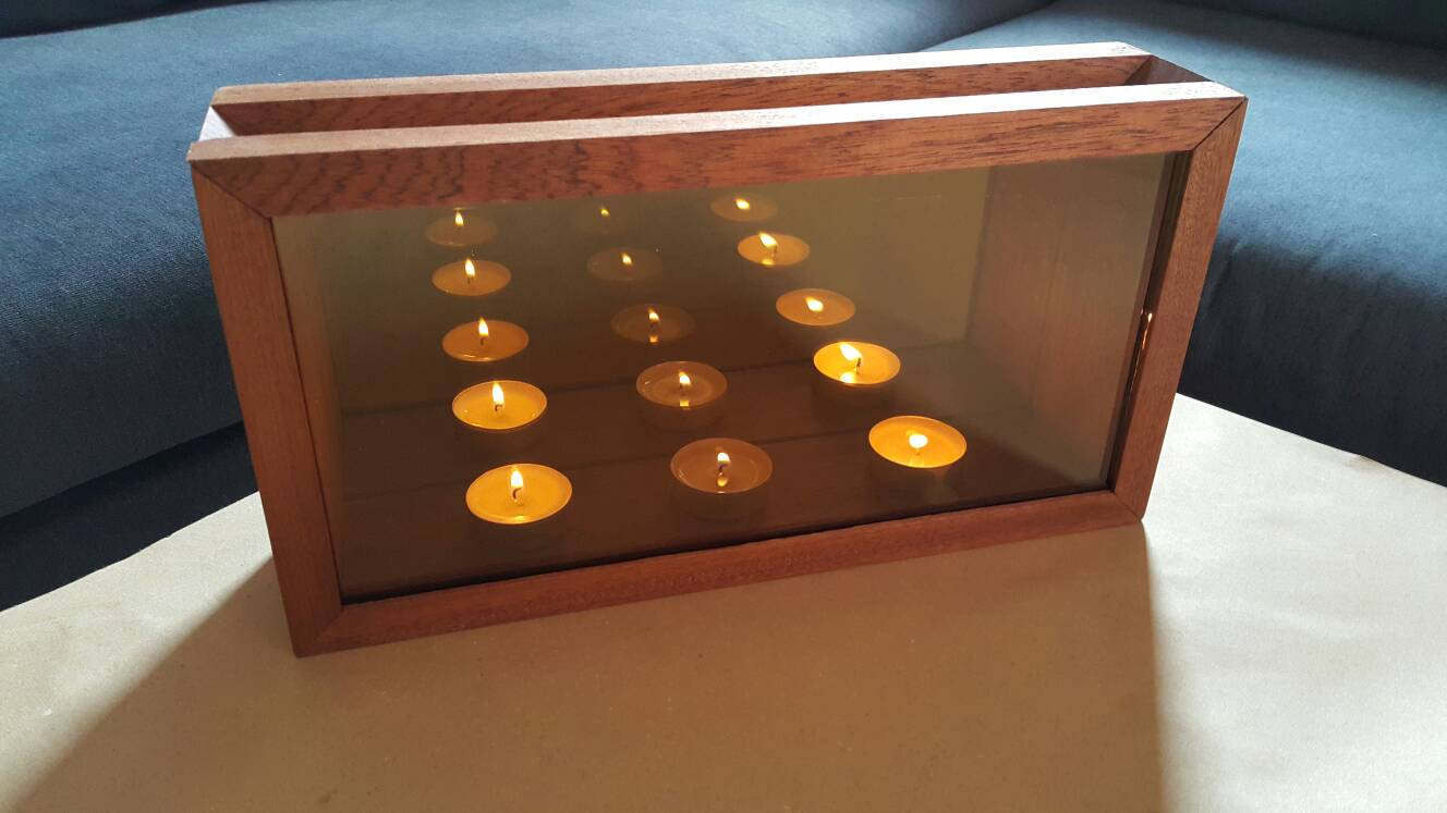 Infinity Mirror Candle Holder Etsy