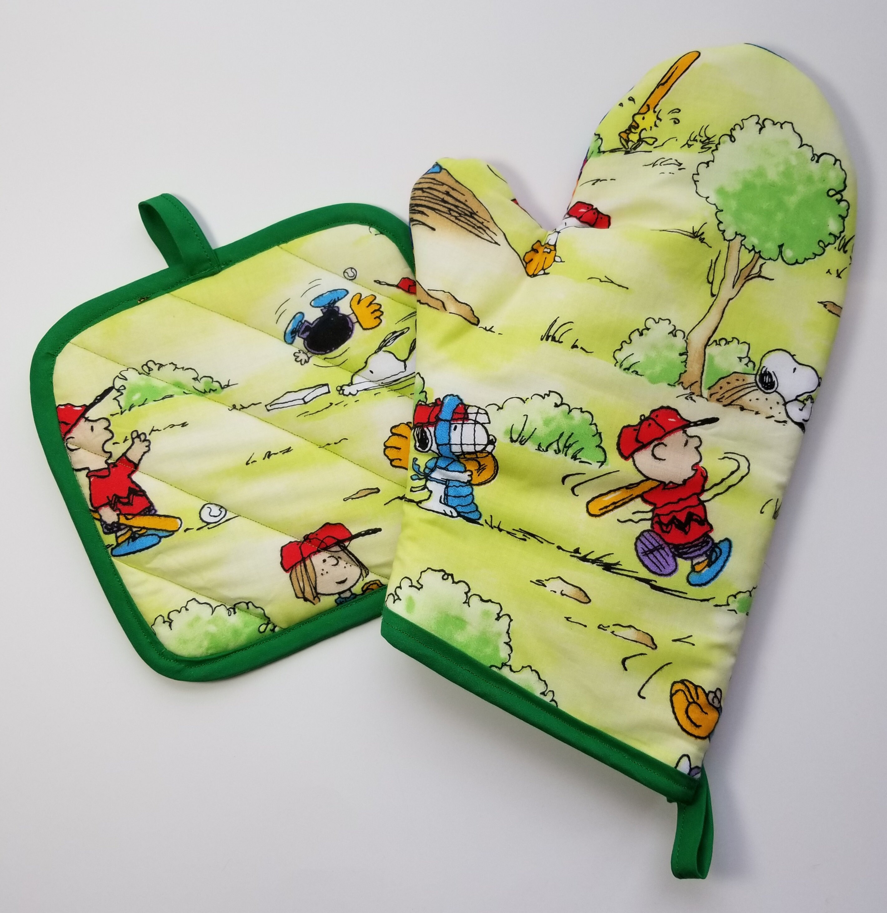 Football or Baseball/Kitchen Decor Oven Mitt and Pot Etsy