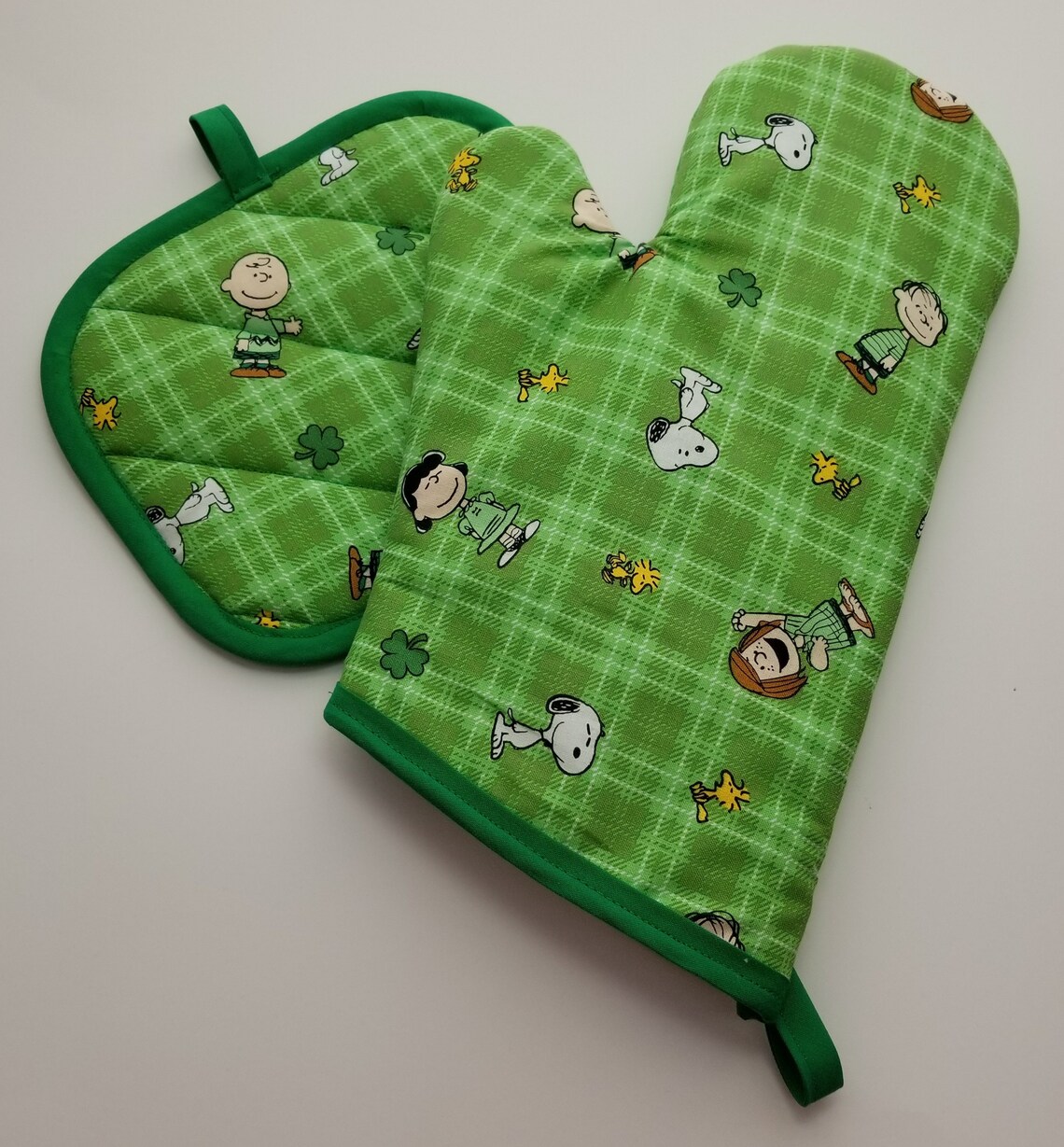 st patricks day oven mitt