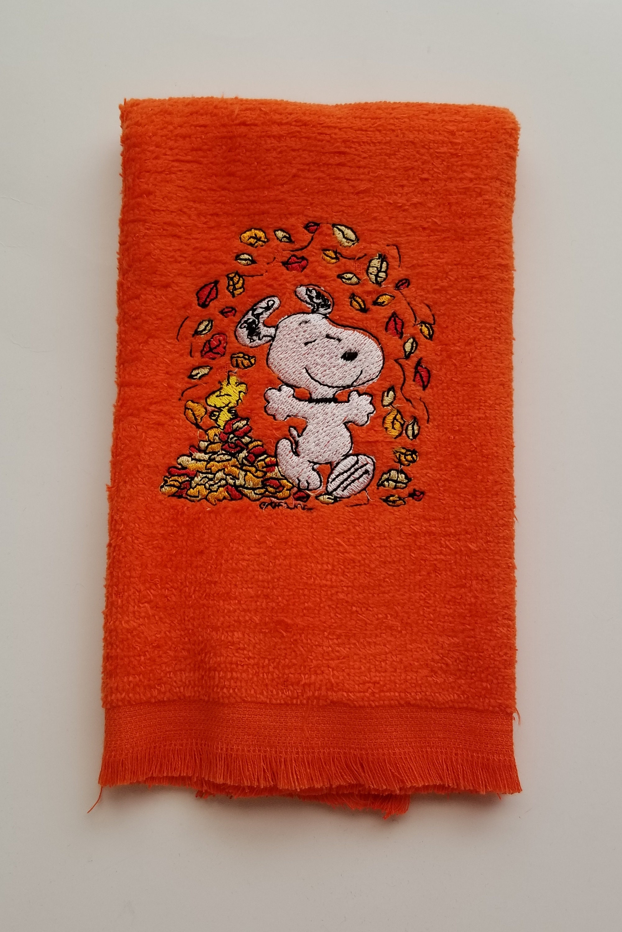 Happy Fall Fun/Autumn Leaves Finger Tip Towel OR Hand Towel | Etsy