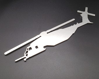 CH-53E Super Stallion Helicopter Steel Bottle Opener - Aviation - Pilot Gift