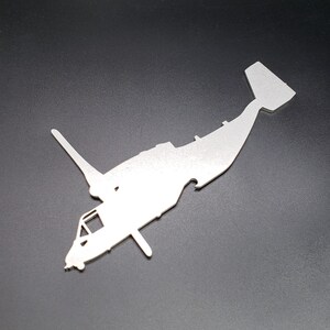 MV-22 Osprey Tiltrotor USMC Version Steel Bottle Opener - Aviation - Pilot Gift