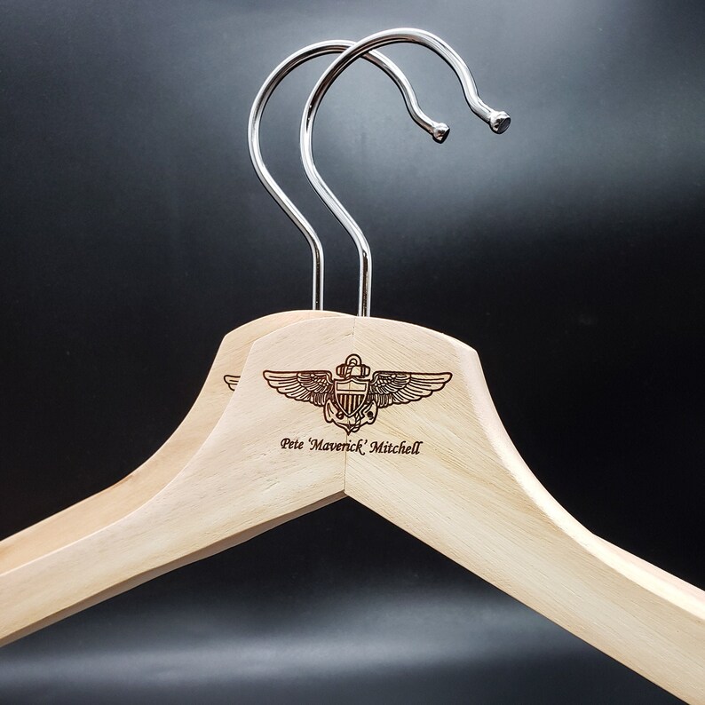 Engraved Flight Suit Hanger Naval Aviator Naval Flight Etsy
