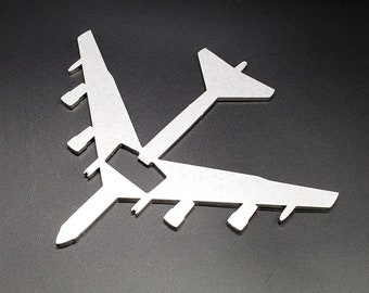 B-52 Stratofortress 'Buff' Bomber Stahl Flugzeug Flaschenöffner - Luftfahrt - Pilot Geschenk