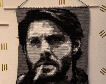 PATTERN** Soldier Boy/ Jensen Ackles Tapestry - Etsy