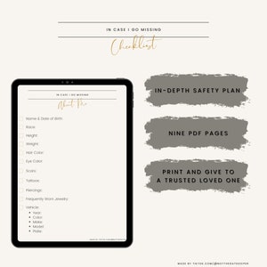 If I Go Missing - Etsy