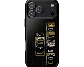 Chaos Coordinator License Plate Phone Case for iPhone Models | Tough Protective Case