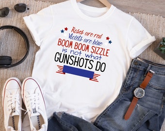 Funny 4th of July First Responder Shirt Unisex Softstyle T-Shirt Gift for First Responders