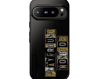 Playground Monitor License Plate Phone Case for Google Pixel Models | Tough Protective Case
