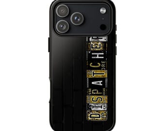 Dispatcher License Plate Phone Case for iPhone Models | Tough Protective Case