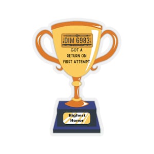 Indiana nummerplaat Award stickers grappige 911 Dispatcher sticker