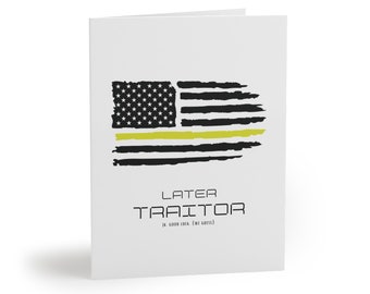 Later Traitor Cards for 911 Staff Farewell Cards Retirement Cards