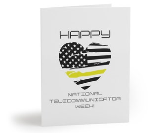 Happy National Telecommunicator Week Cards for 911 Staff