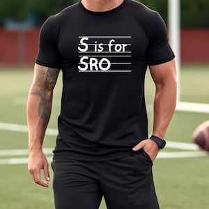 S is for SRO Back to School Resource Officer Shirt Unisex Softstyle T-Shirt