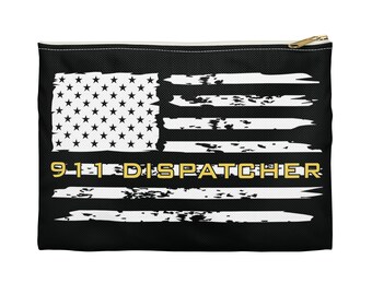 911 Dispatcher Headset Bag Thin Gold Line Headset Bag Dispatcher Headset Bag