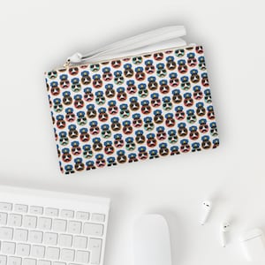 Funny Police Donut Clutch Wallet
