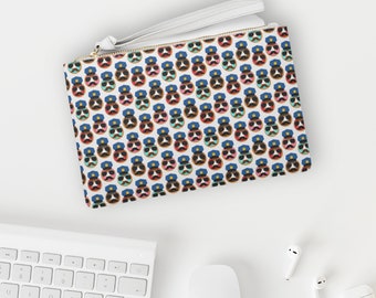 Funny Police Donut Clutch Wallet