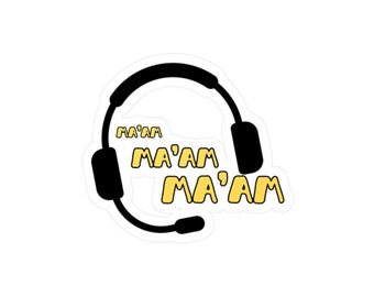 Maam Maam Maam Funny 911 Dispatcher Vinyl Decal