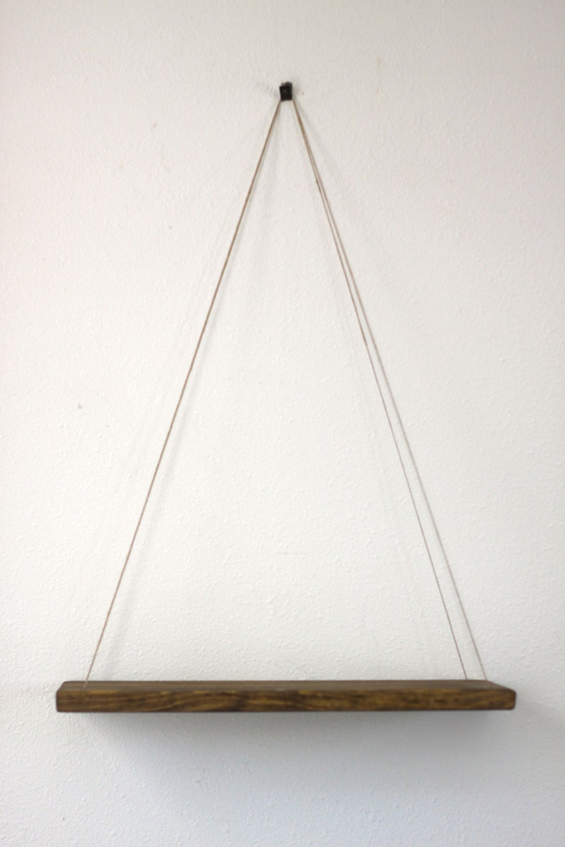 Swing Shelf Hanging Shelf Wood Swing Shelves Rope Swing Etsy