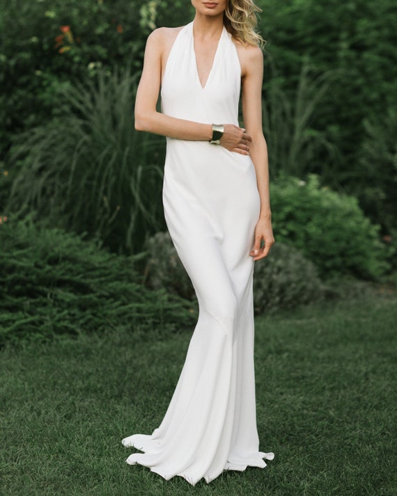 island style bridesmaid dresses Our Coco Champagne Ivory Bridesmaid Dress