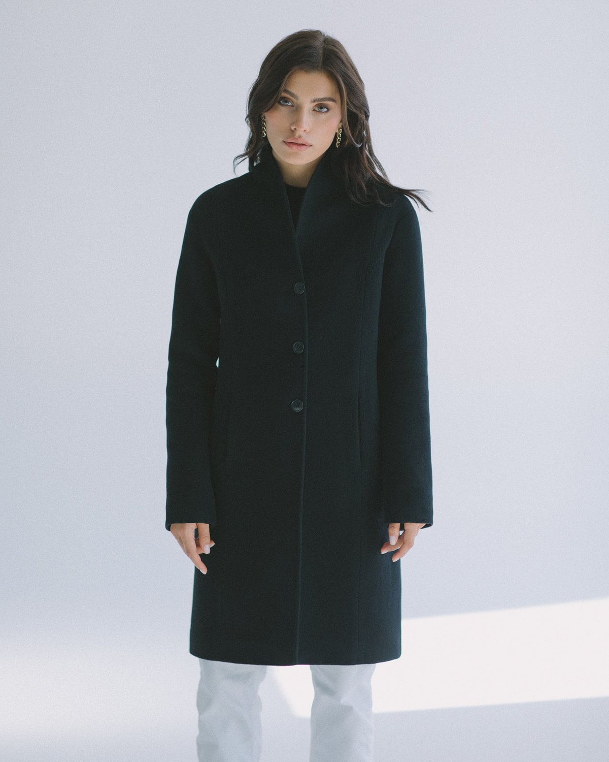 TODAYFUL Standcollar Wool Coat ブラック TODAYFUL (トゥデイフル）Standcollar Wool Coat 即日発送