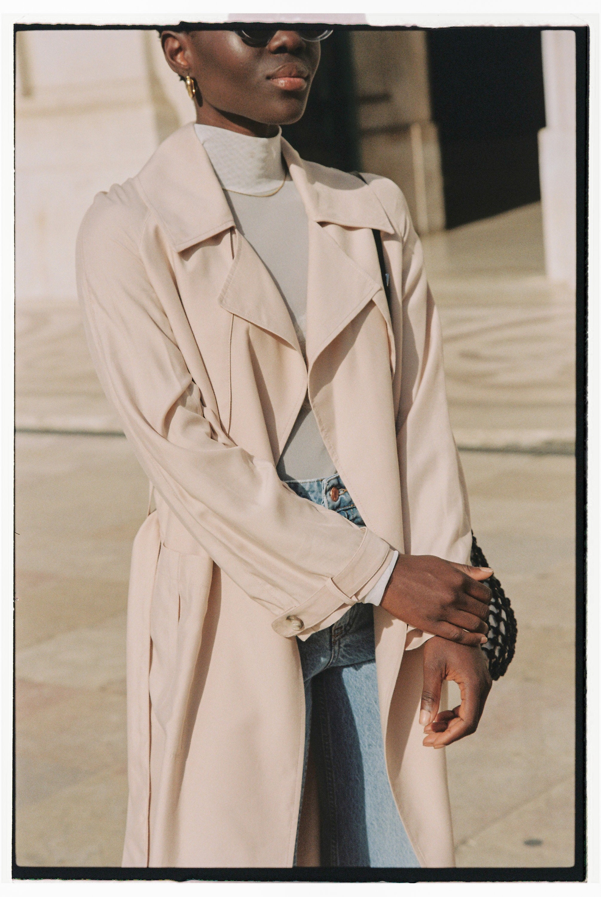 Silk Cupro Trench Coat: Double-breasted Belted Overcoat - Etsy