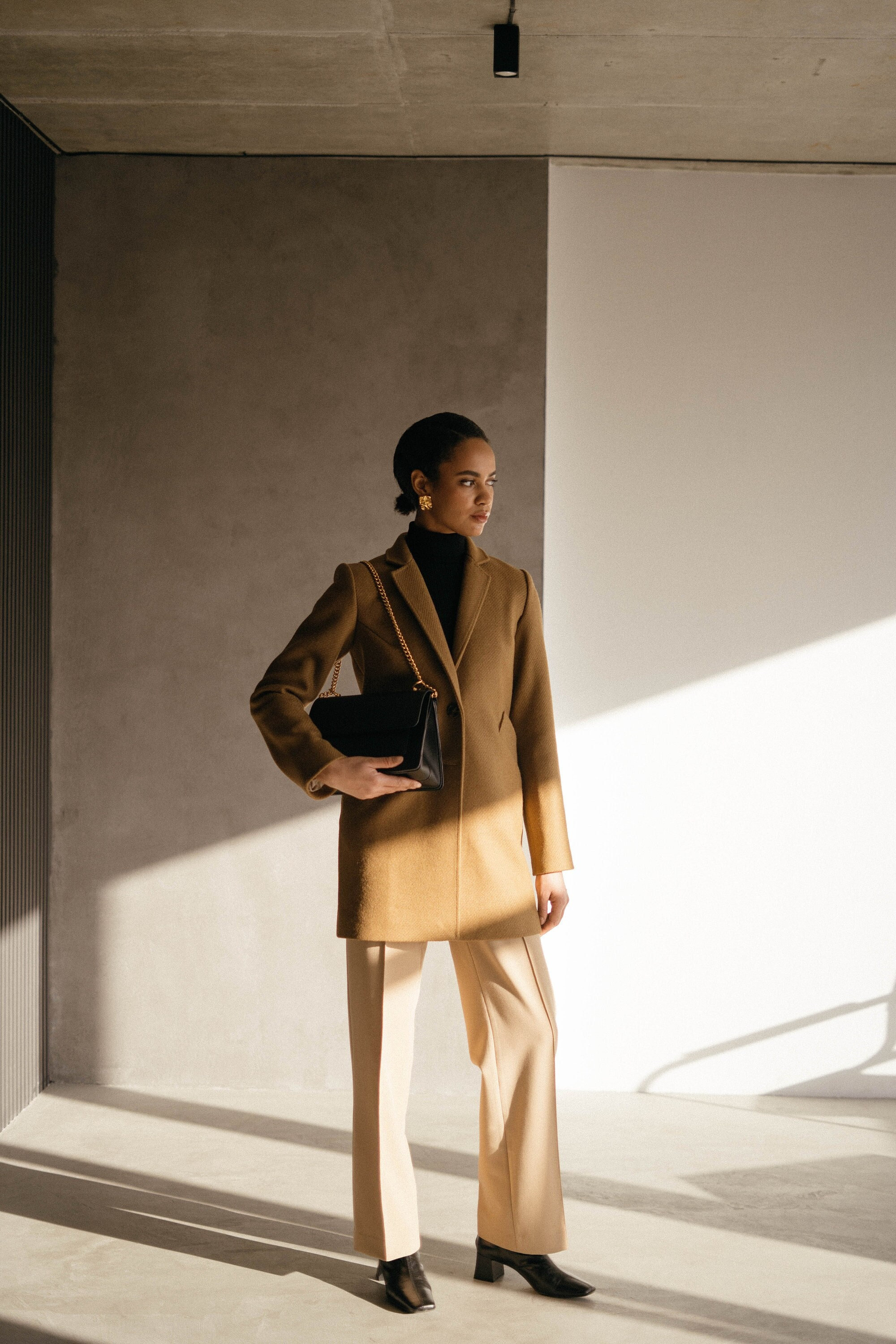 dark camel jacket