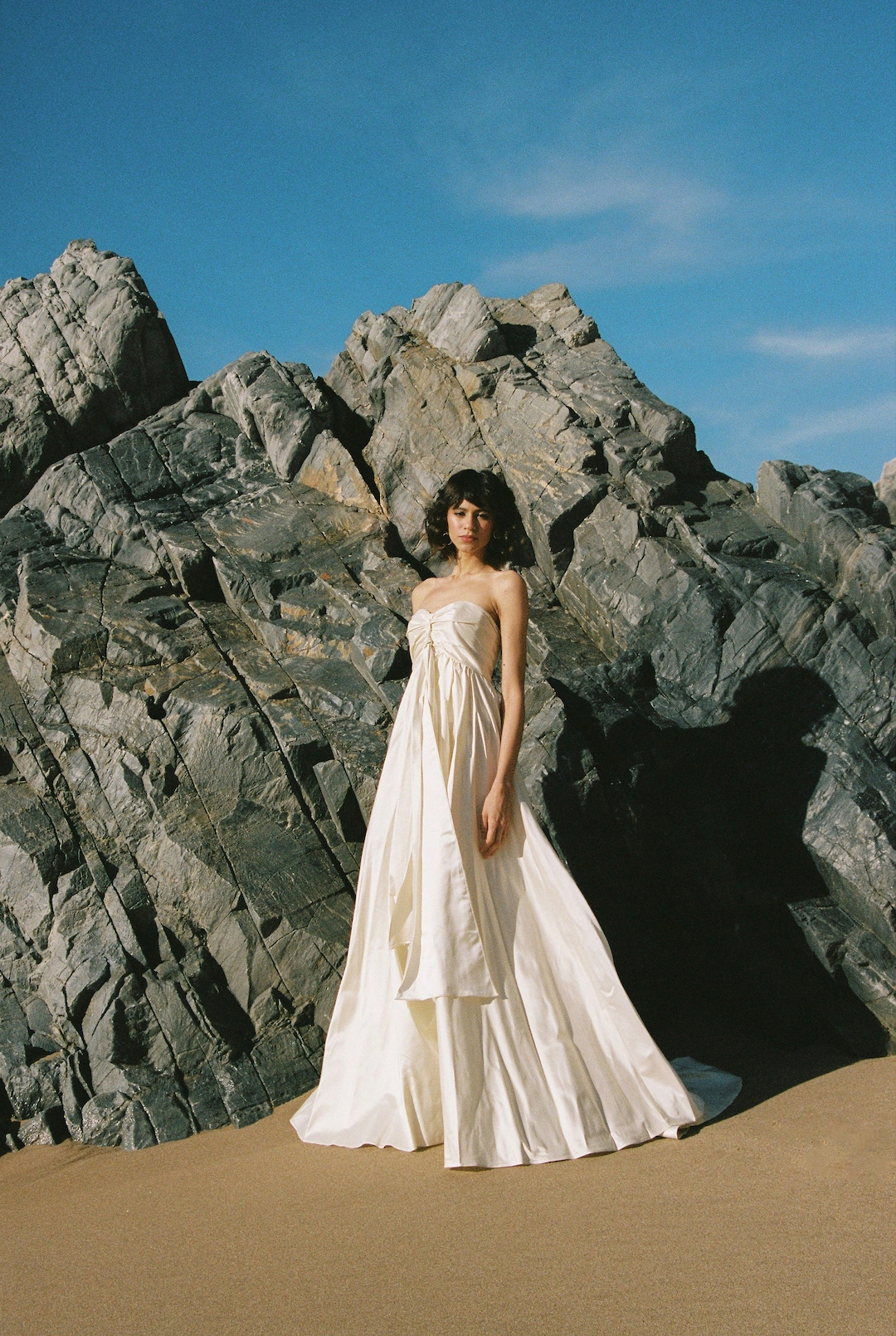 Empire Wedding Gown / Regency Bridal Dress / A line Bridal Gown