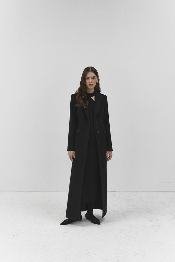 美品 TODAYFUL Wool Over Coat BLACK 36 Todayful wool over coat black 36
