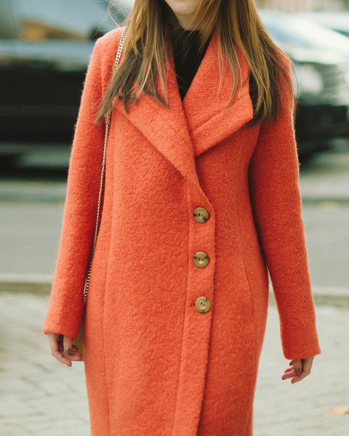 Terracotta autumn coat woman wool coat Etsy