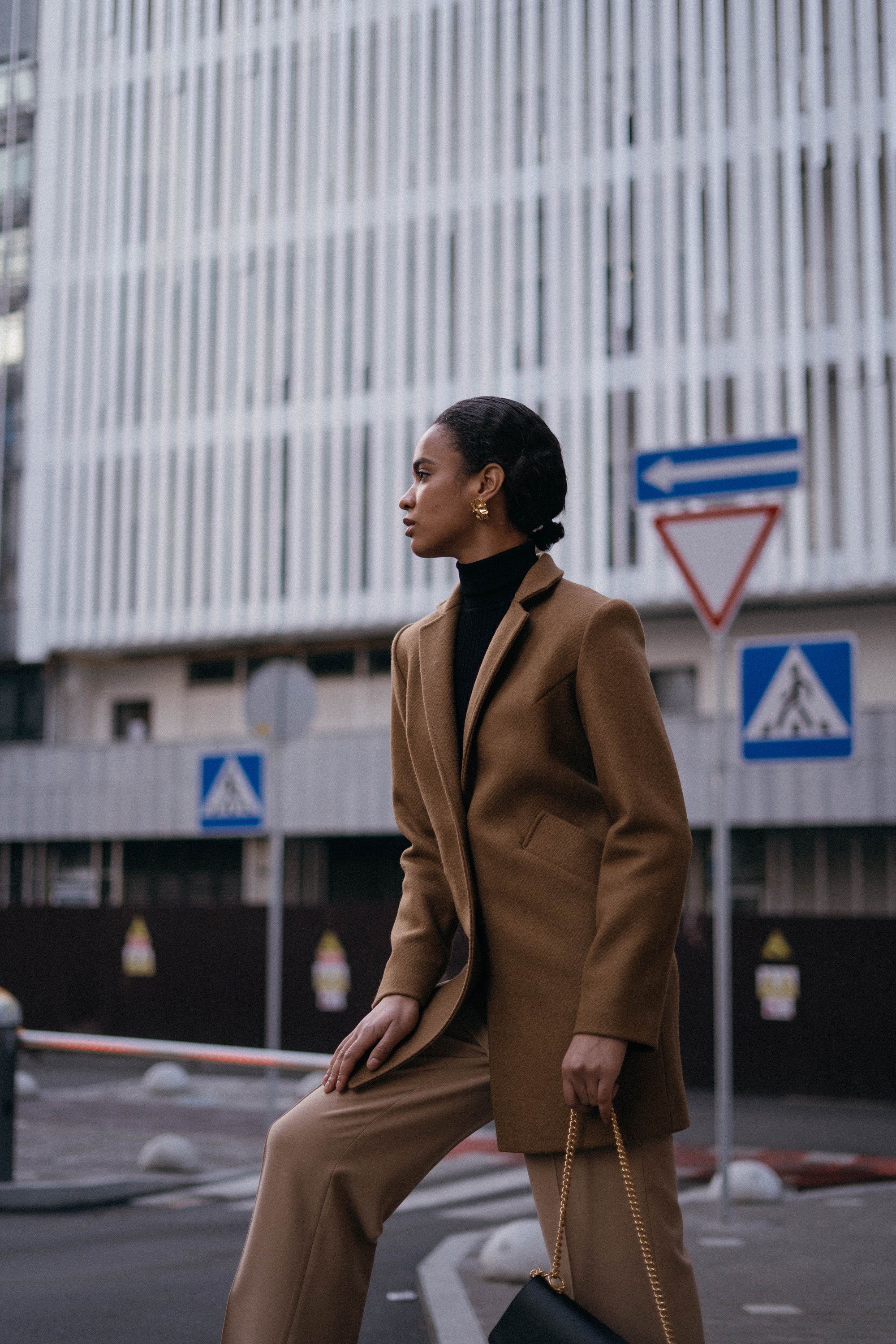 Short camel jacket cheap