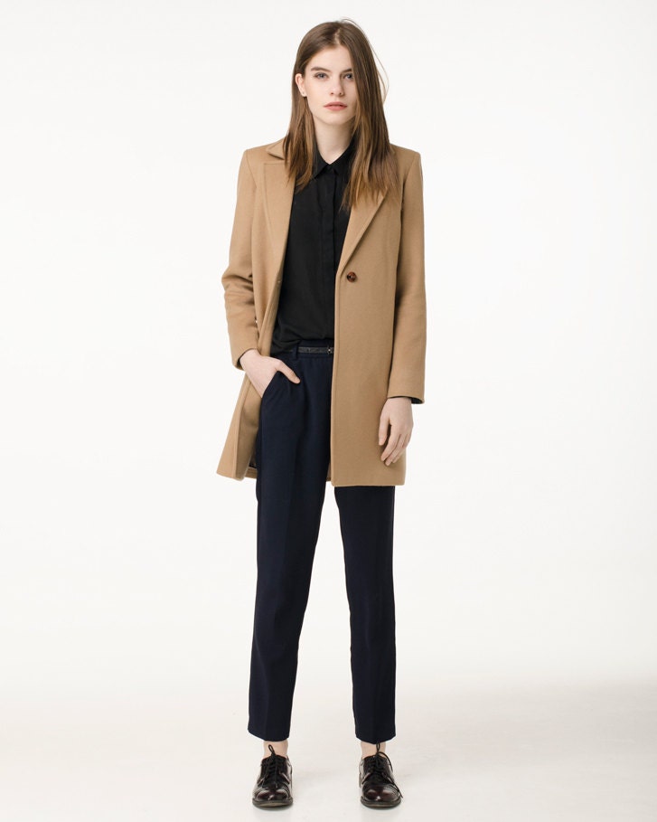 100 wool camel coat