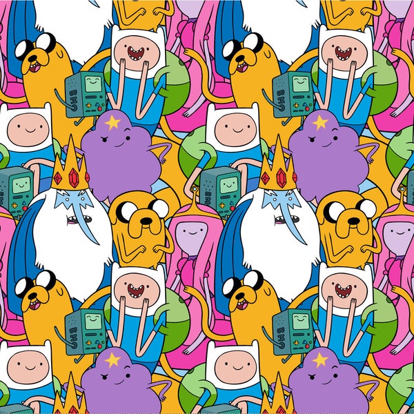 Adventure Time Cartoon Cotton fabric