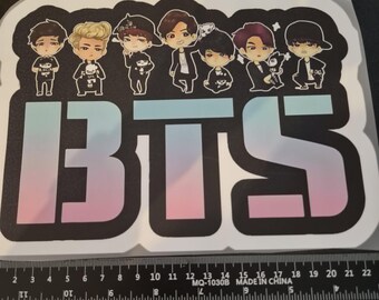 BTS World Tour Iron On Decals | K-Pop ARMY Fan Merch (DTF)