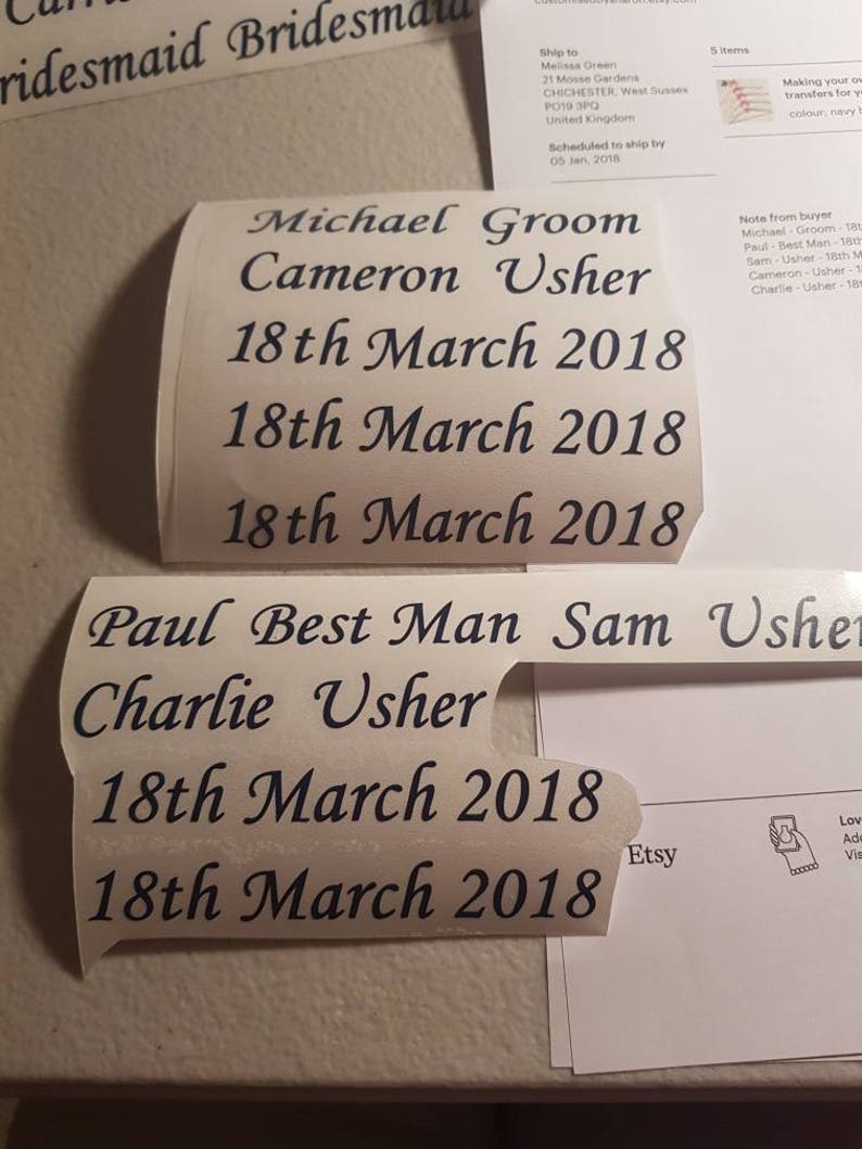 Vinyl Wedding Hangers Make Your Own Vinyl Transfers Vinyl Etsy UK