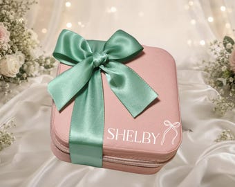 Personalised Hen Party Gift Set | Jewellery Box | Bride Tribe Gifts | Hen Weekend Accessories