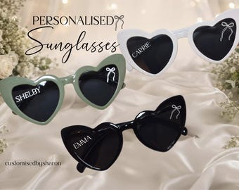 Personalised Hen Party Gift Set | Bridesmaid Sunglasses | Bride Tribe Gifts | Hen Weekend Accessories