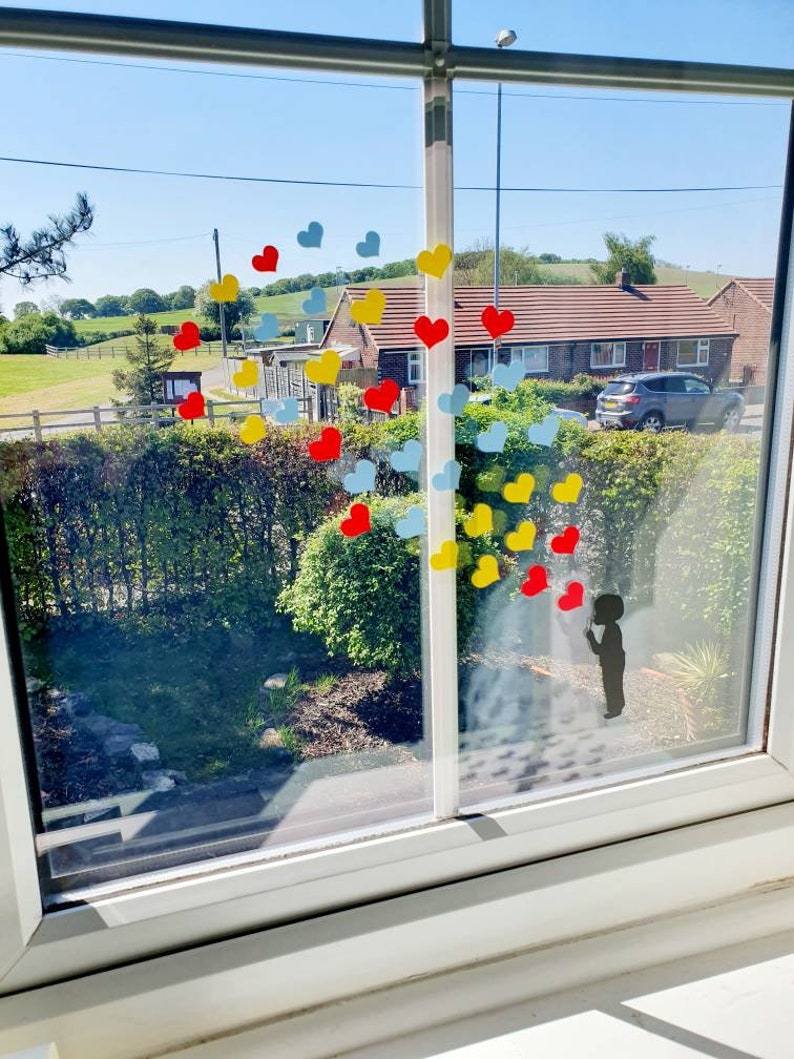 Window Rainbows Window Stickers Window Silhouettes Rainbow Etsy