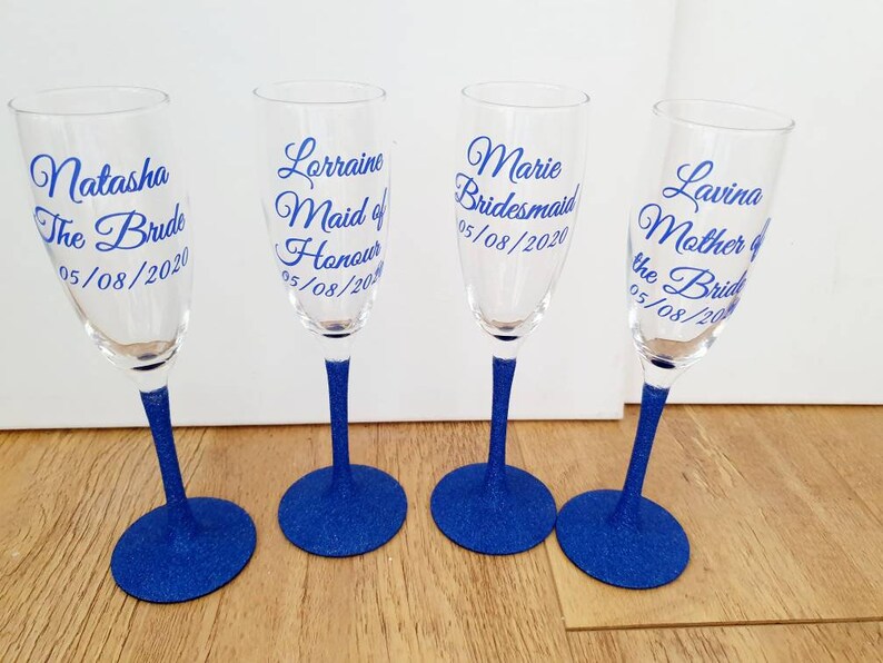 Vinyl champagne flutes make your own vinyl transfers vinyl Etsy